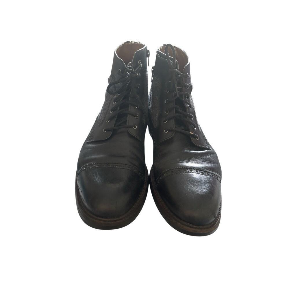 Johnson & Murphy Men's 13 M Ankle Boots Black Leather Lace UP - Picture 5 of 8